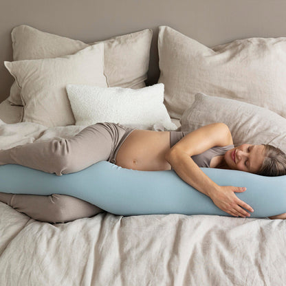 bbhugme Pregnancy Pillow - Eucalyptus & Coral