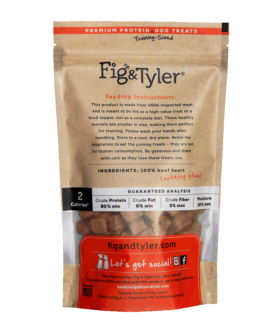 Fig & Tyler - Freeze-Dried Beef Heart Morsels
