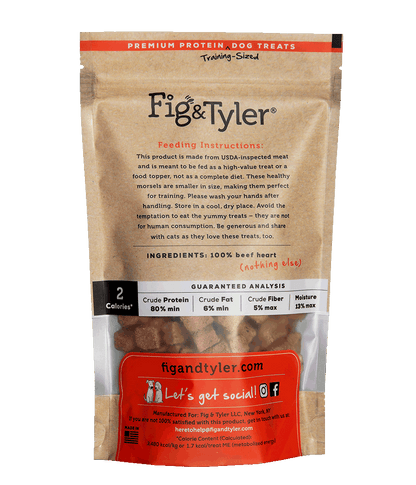Fig & Tyler - Freeze-Dried Beef Heart Morsels