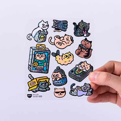 36 ASSORTED STICKERS - BIG