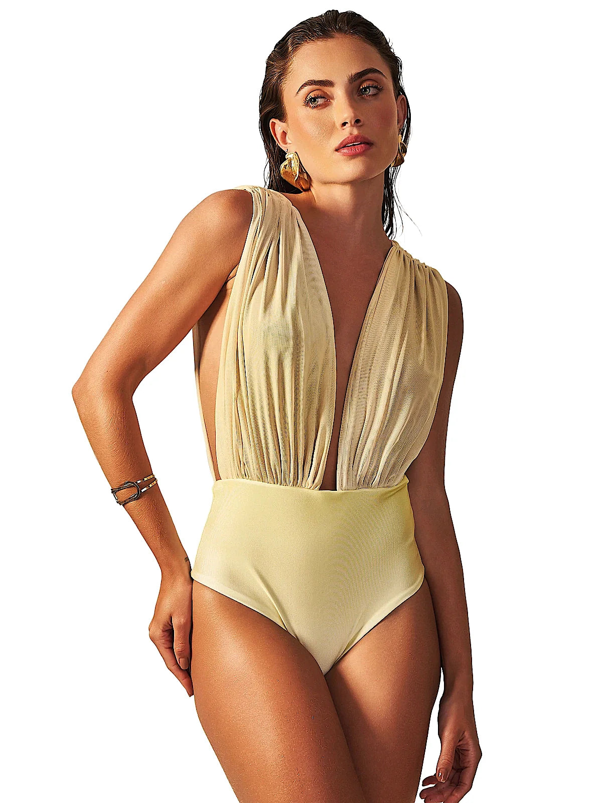 Tulle Body One-Piece