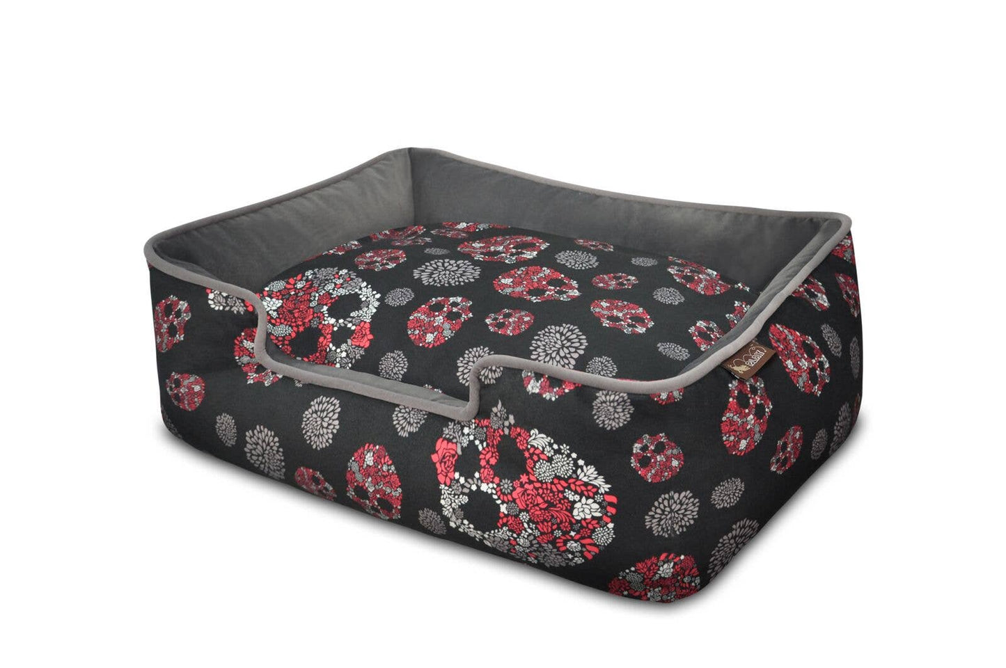 P.L.A.Y. Pet Lifestyle and You - Skulls & Roses Lounge Bed