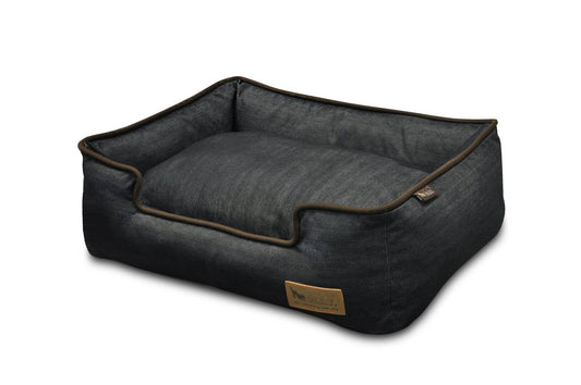 P.L.A.Y. Pet Lifestyle and You - Denim Lounge Bed - Brown (XLarge)