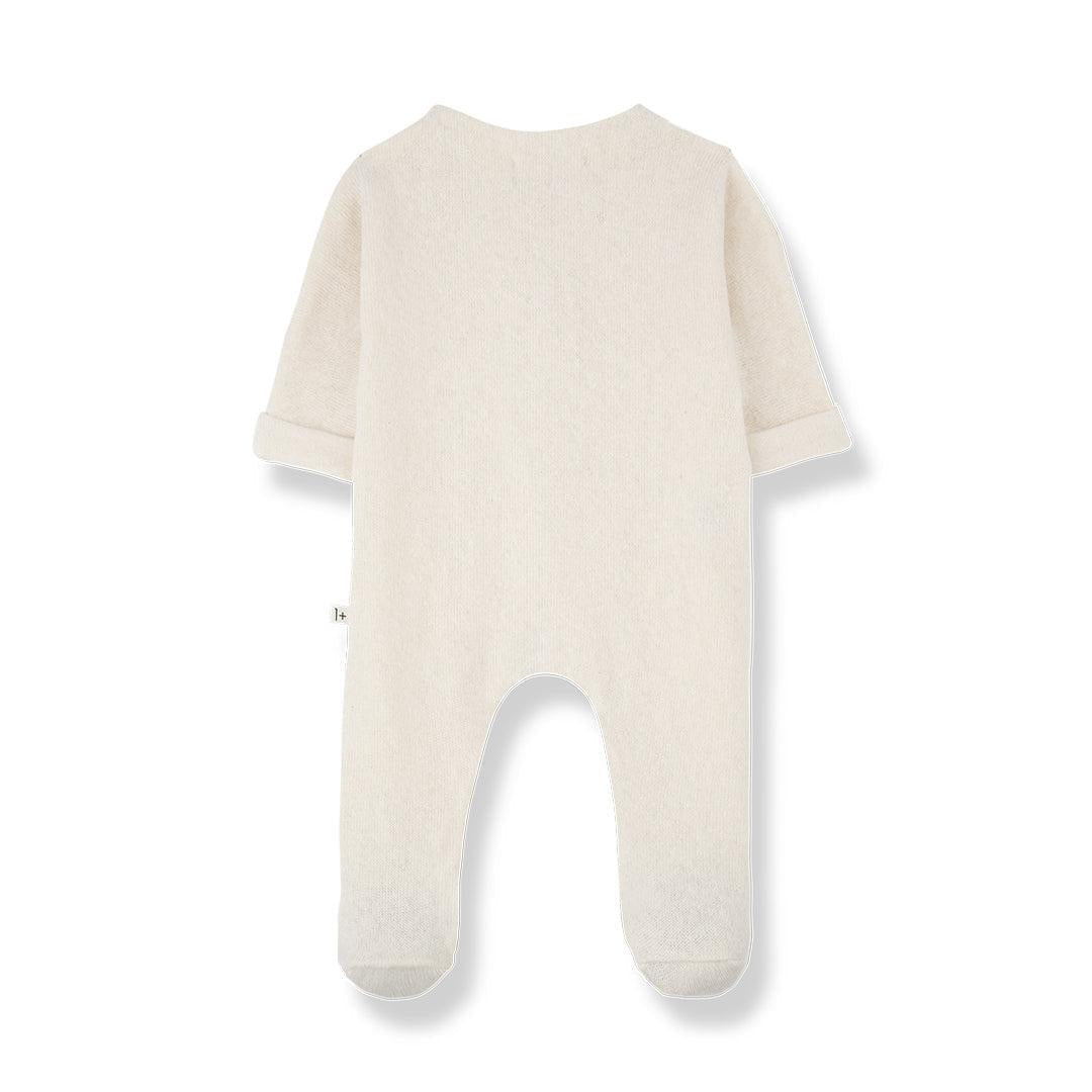 1+ In The Family Gael Jumpsuit w/feet - Ecru