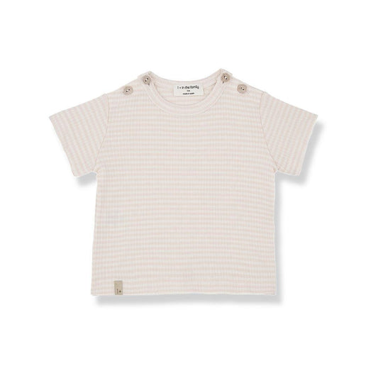 1+ in the family Jon Short Sleeve T-Shirt - Nude