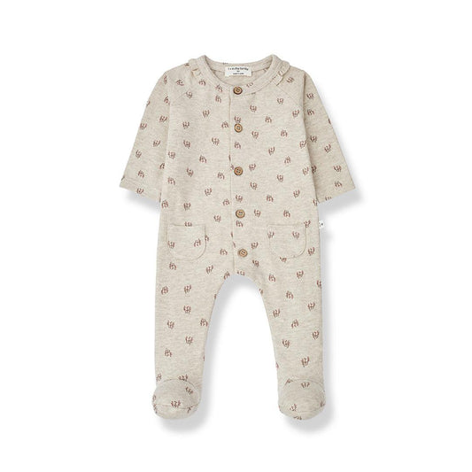 1+ in the family Melak Sleepsuit - Oatmeal