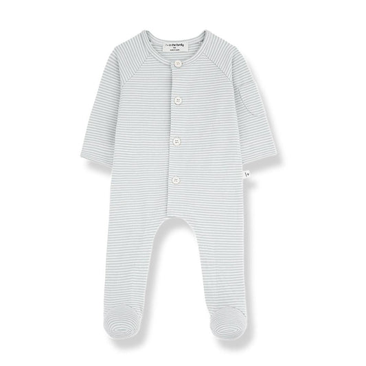 1+ In The Family Philipe Jumpsuit w/feet - Nuvola
