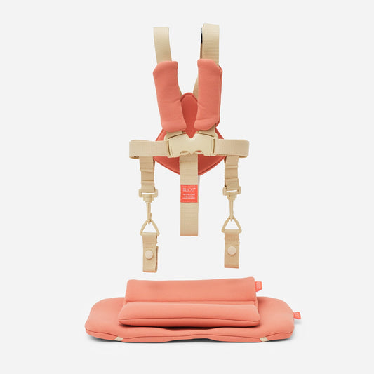 KAOS Klapp Jr. Harness & Cushion Set - Terracotta Pink