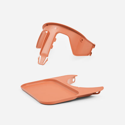 KAOS Klapp Safety Rail & Tray - Terracotta Pink