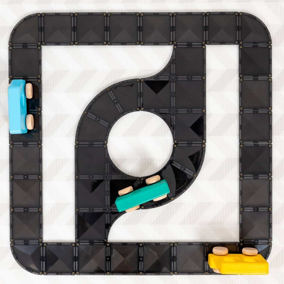 CONNETIX Magnetic Tiles Roads Creative Pack - 48 Pieces