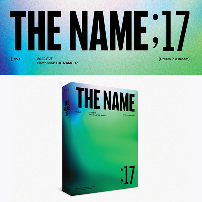 2022 SEVENTEEN SVT PHOTOBOOK : THE NAME ;17