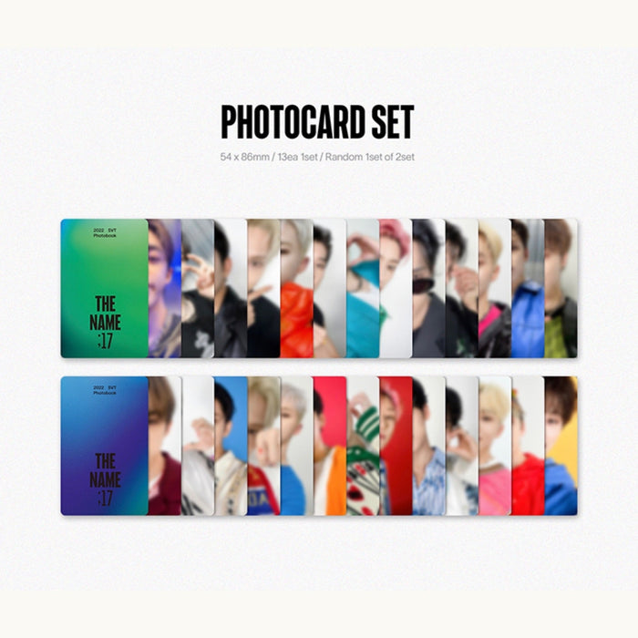 2022 SEVENTEEN SVT PHOTOBOOK : THE NAME ;17