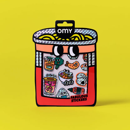 36 ASSORTED STICKERS - BIG