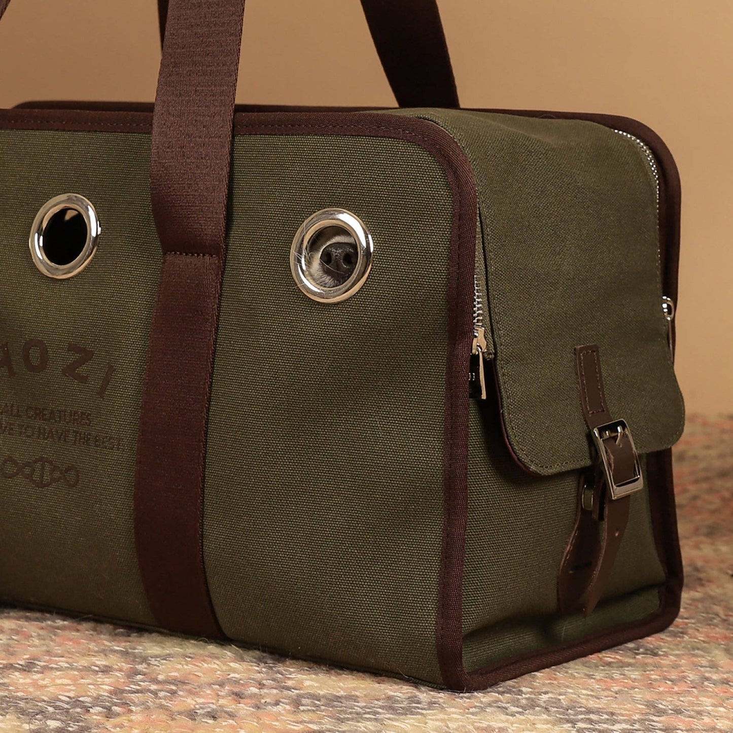 Hozi - Hozi Canvas Carrier - Khaki