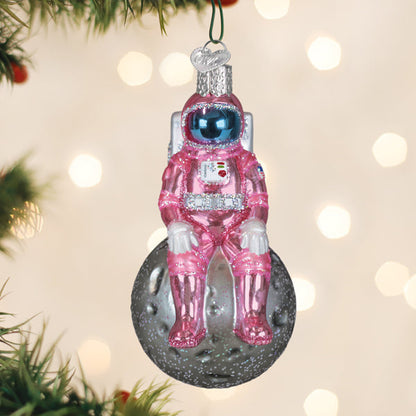 Pink Astronaut Ornament