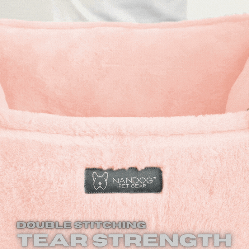 Nandog Pet Gear - The Super Cloud Bed in Blush Pink