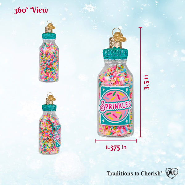 Jar Of Sprinkles Ornament