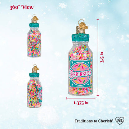 Jar Of Sprinkles Ornament