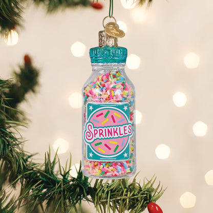 Jar Of Sprinkles Ornament
