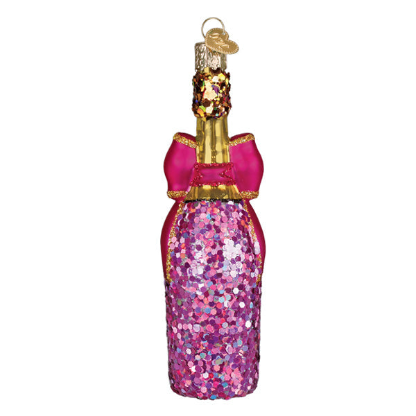 Bottle With Bow Ornament