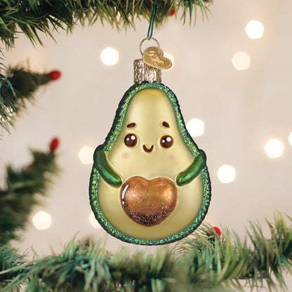 Happy Avocado Ornament