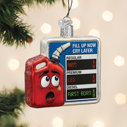 Running On Fumes Ornament
