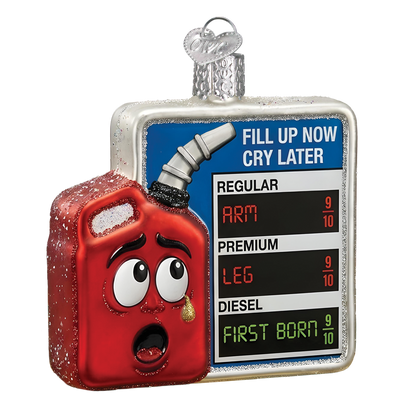 Running On Fumes Ornament