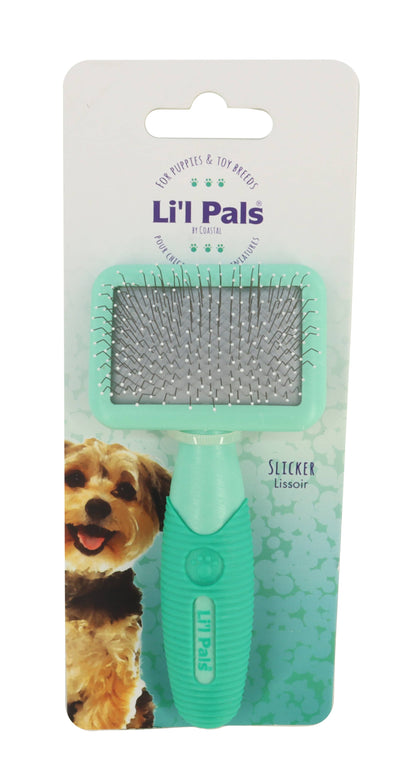 Pet Palette Distribution - Li'l Pals Dog Slicker Brush with Coated Tips