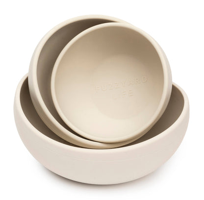 FuzzYard Life Silicone Bowl - Sandstone M