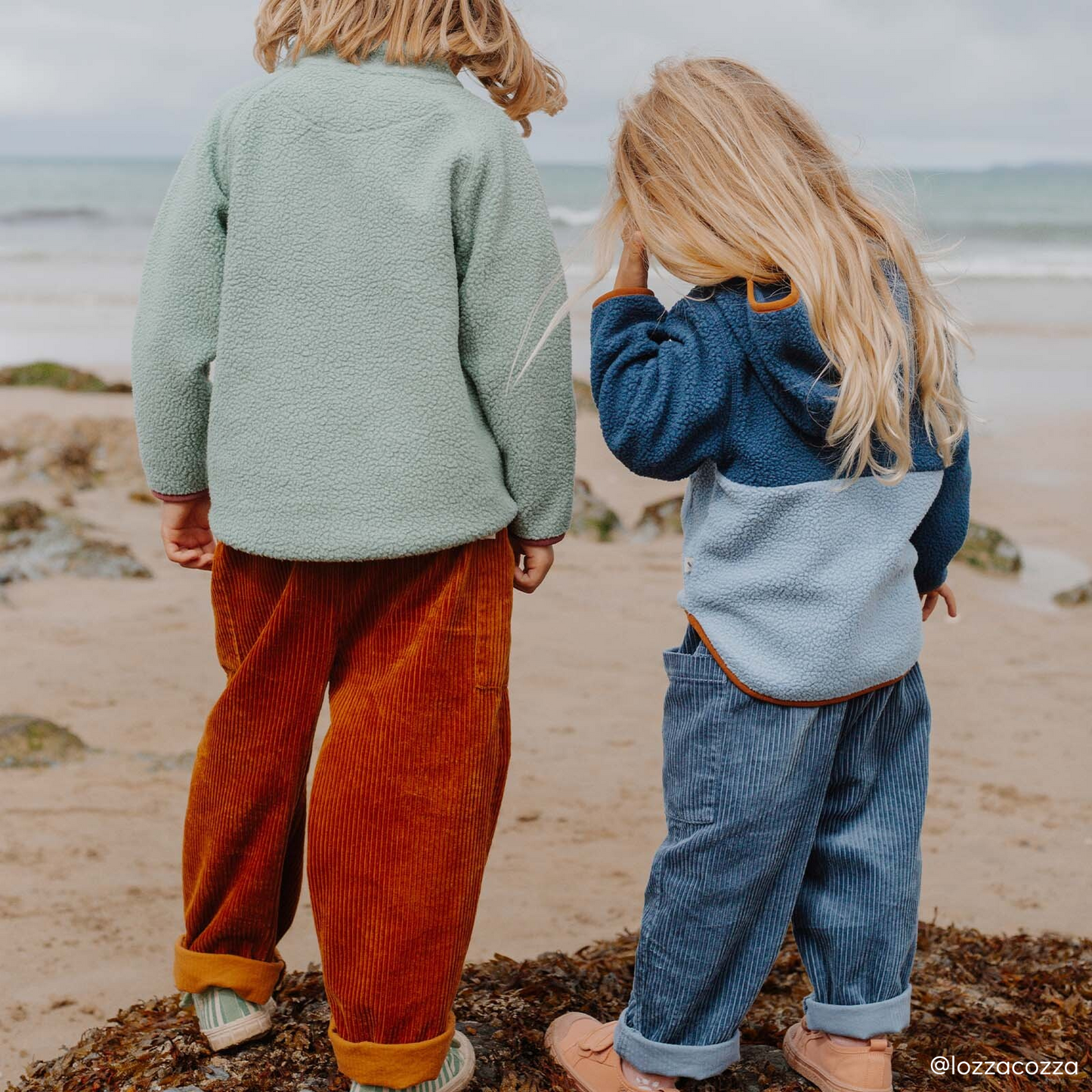 KIDLY by MORI Barrel Leg Cord Trouser