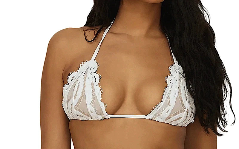 Lace Tri-Lace Tie Bikini