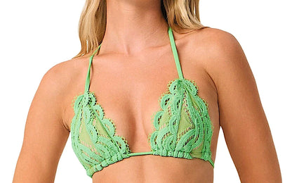 Lace Triangle-Lace Tie Side Bikini