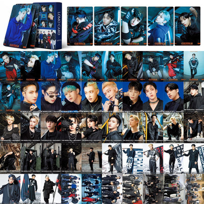 55pcs/set ATEEZ Lomo Cards THE WORLD EP.1 : MOVEMENT Guerrilla Photocards Lomo Cards Set (Fan Goods)