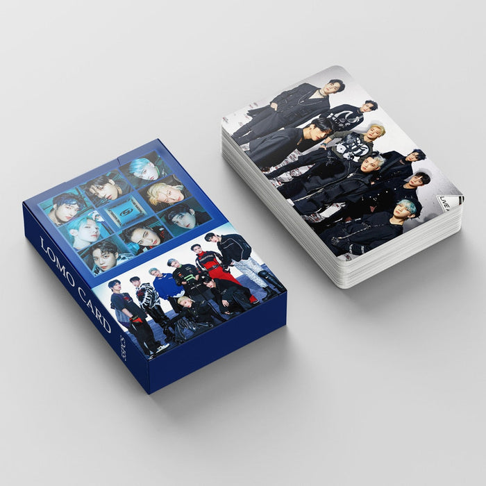 55pcs/set ATEEZ Lomo Cards THE WORLD EP.1 : MOVEMENT Guerrilla Photocards Lomo Cards Set (Fan Goods)