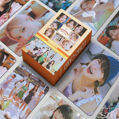 55pcs/set NMIXX ENTWURF Photocards Lomo Cards Set (Fan Goods)
