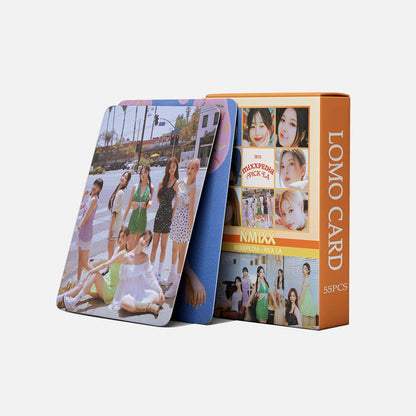 55pcs/set NMIXX ENTWURF Photocards Lomo Cards Set (Fan Goods)
