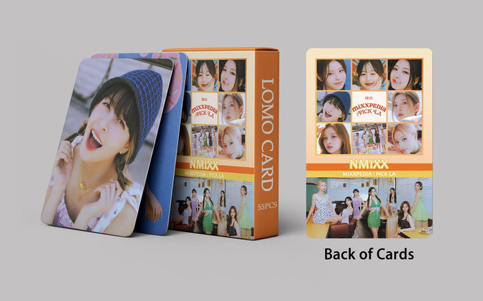 55pcs/set NMIXX ENTWURF Photocards Lomo Cards Set (Fan Goods)