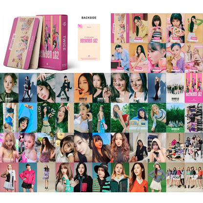 55pcs/set TWICE Between 1&2 Photocards Lomo Cards Set (Fan Goods)