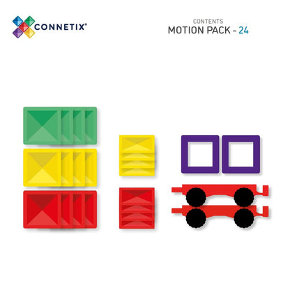 CONNETIX Rainbow Motion Pack - 24 Pieces