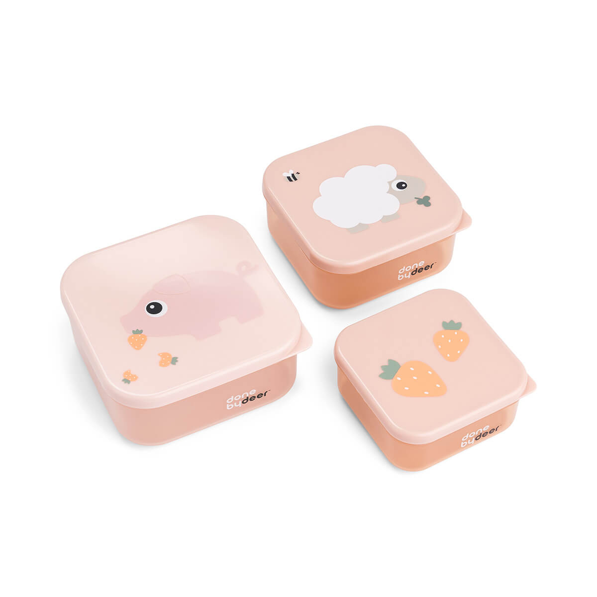 Done By Deer Snack Box Set 3 pcs - Tiny Farm Powder
