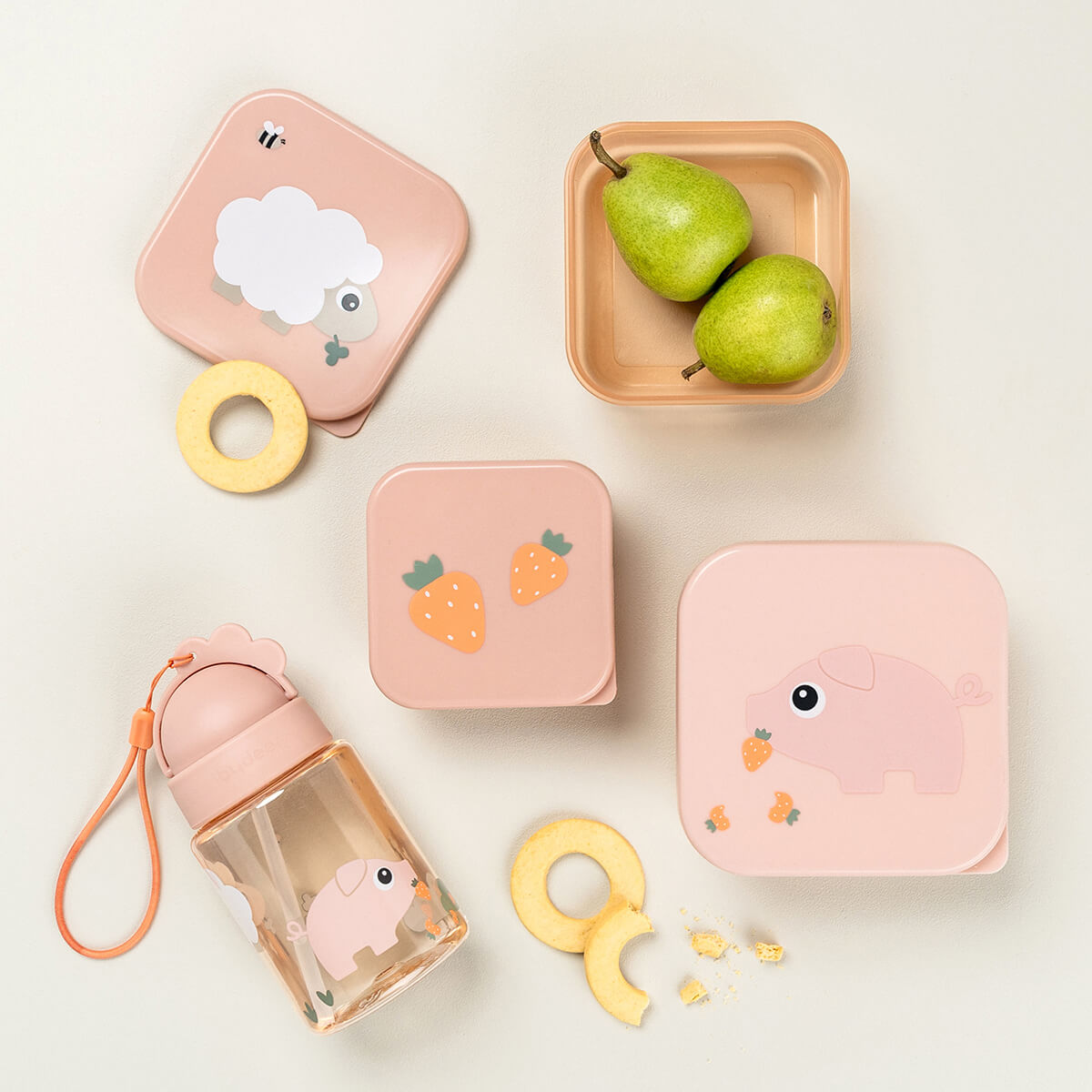 Done By Deer Snack Box Set 3 pcs - Tiny Farm Powder