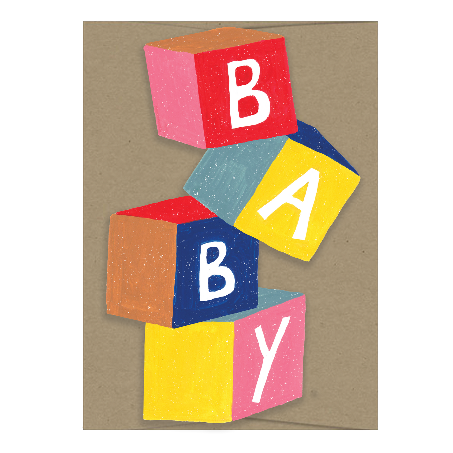 Baby Cubes - Die Cut Card