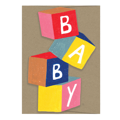 Baby Cubes - Die Cut Card