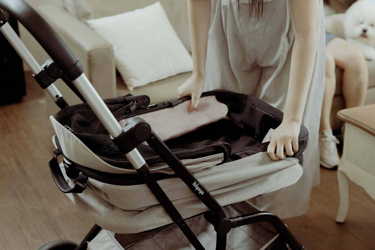 Ibiyaya - IBIYAYA InstaCollapse Detachable Dog Stroller