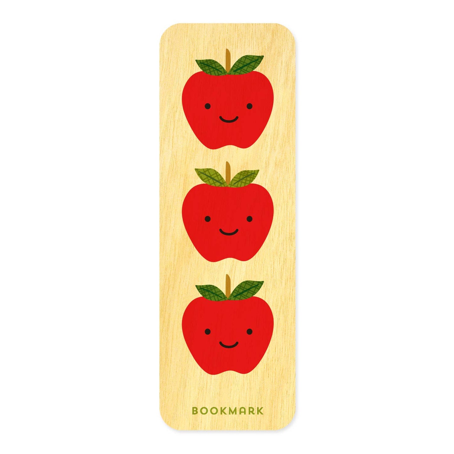 Apples Bookmark Thank You Card