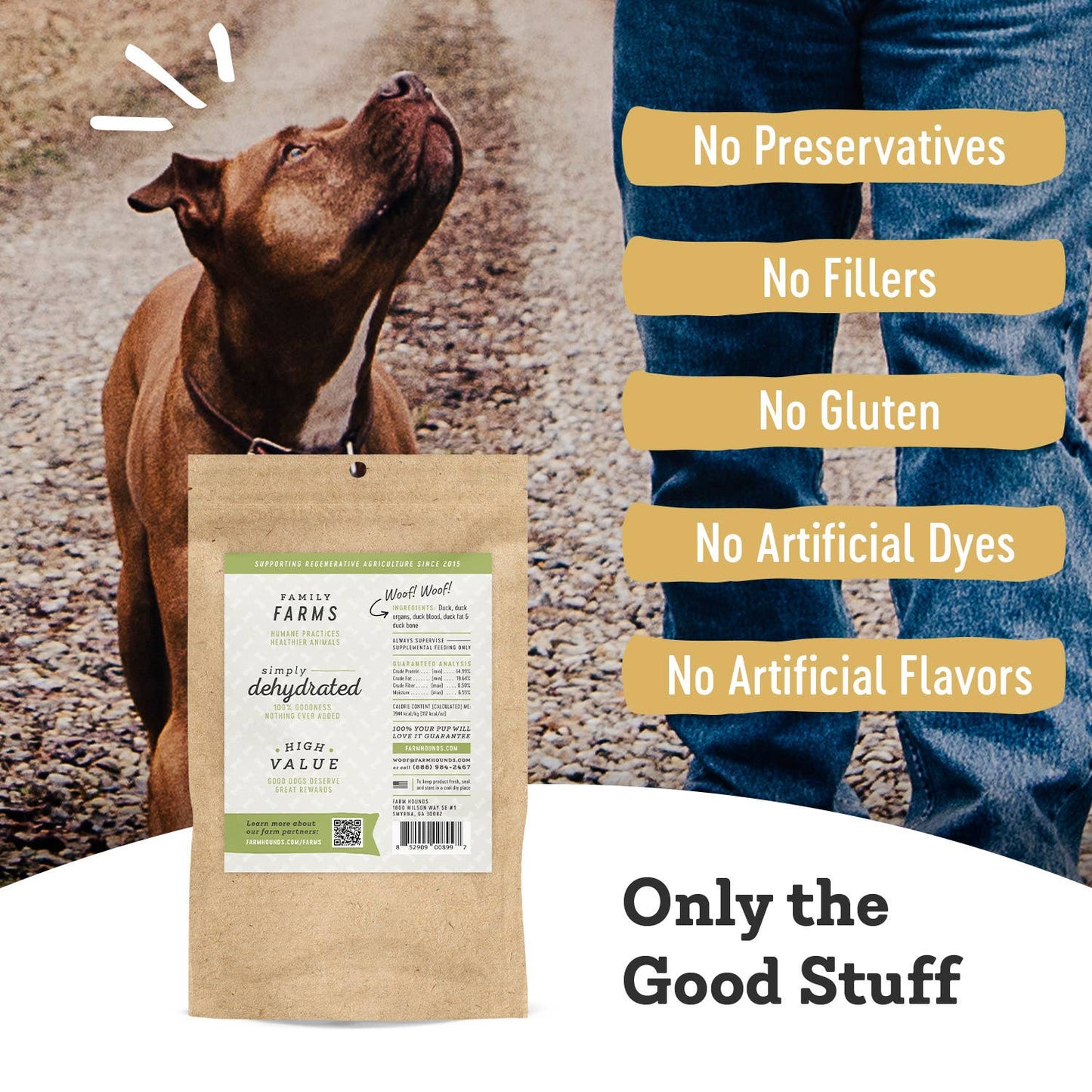 Farm Hounds - Duck Trainer - All-Natural Dog Treats - 4.5oz