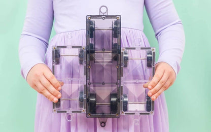 CONNETIX Magnetic Tiles Pastel Transport Pack, -50 Pcs