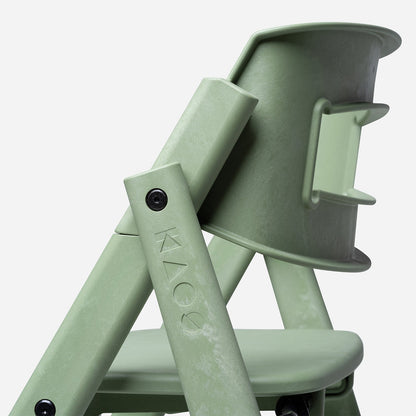 KAOS Klapp Recycled High Chair - Mineral Green