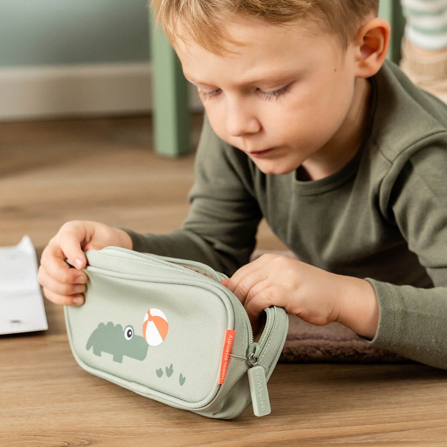 Done by Deer Pencil Case - Playground Green