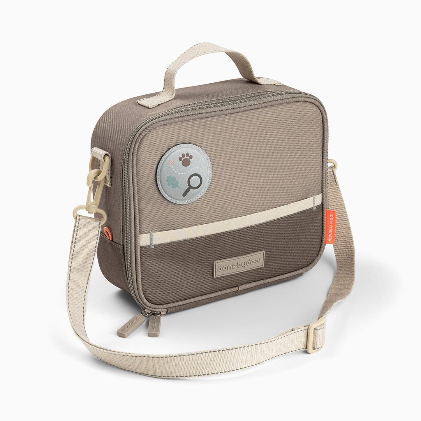 Done by Deer Insulated Lunch Bag 4l - Tiny Trails Sand